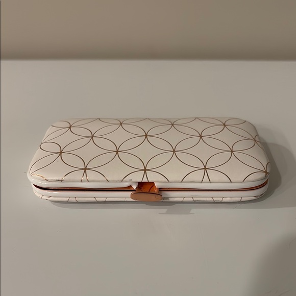 *RARE* Erin Condren Manicure Kit in Cream and Rose Gold Mid Century Circle Case - Picture 4 of 4